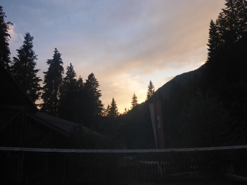 Abendstimmung in der Naturschule